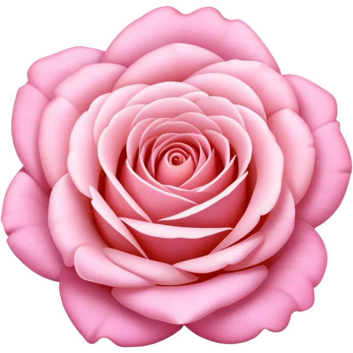 Romantic warm lush pastel rose emoji