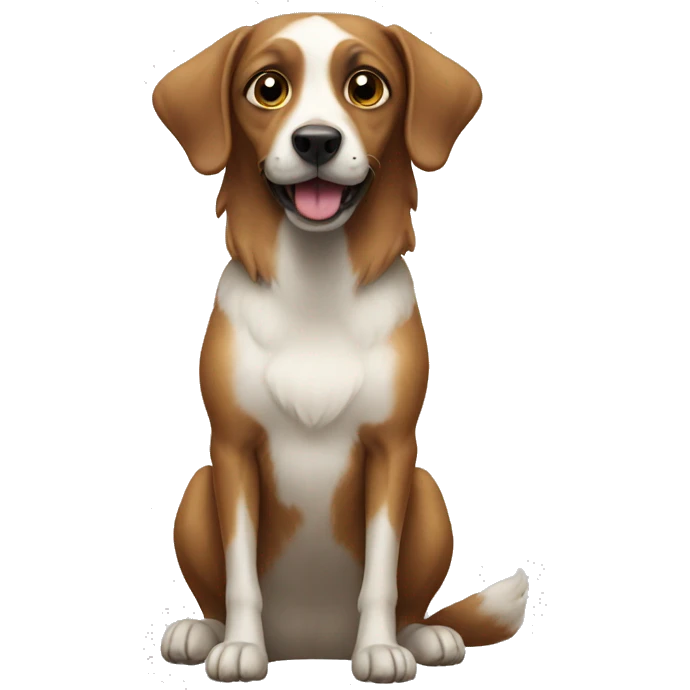Weird dog emoji