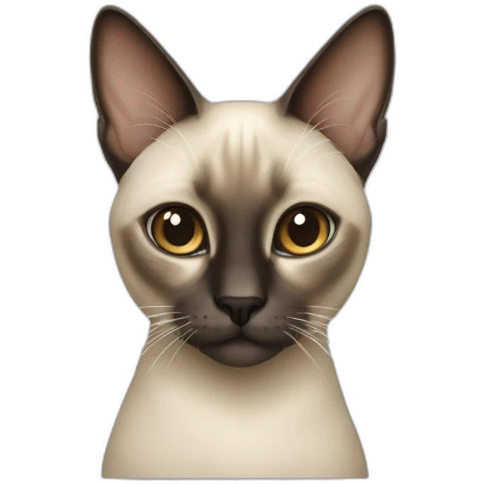 Siamese cat emoji