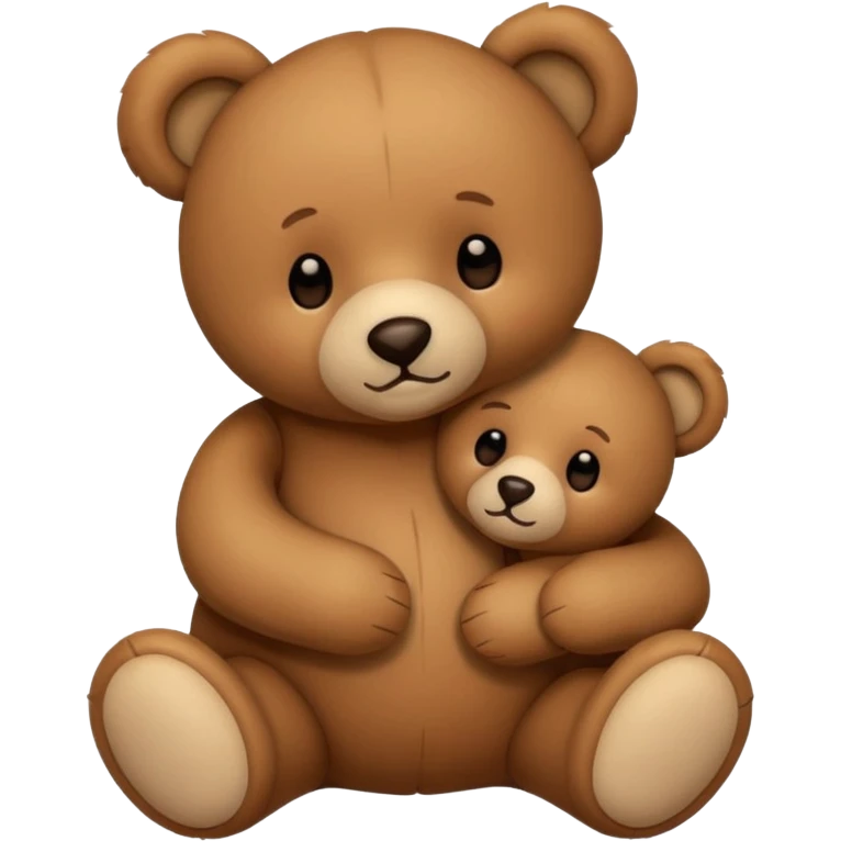 Teddy bear love emoji