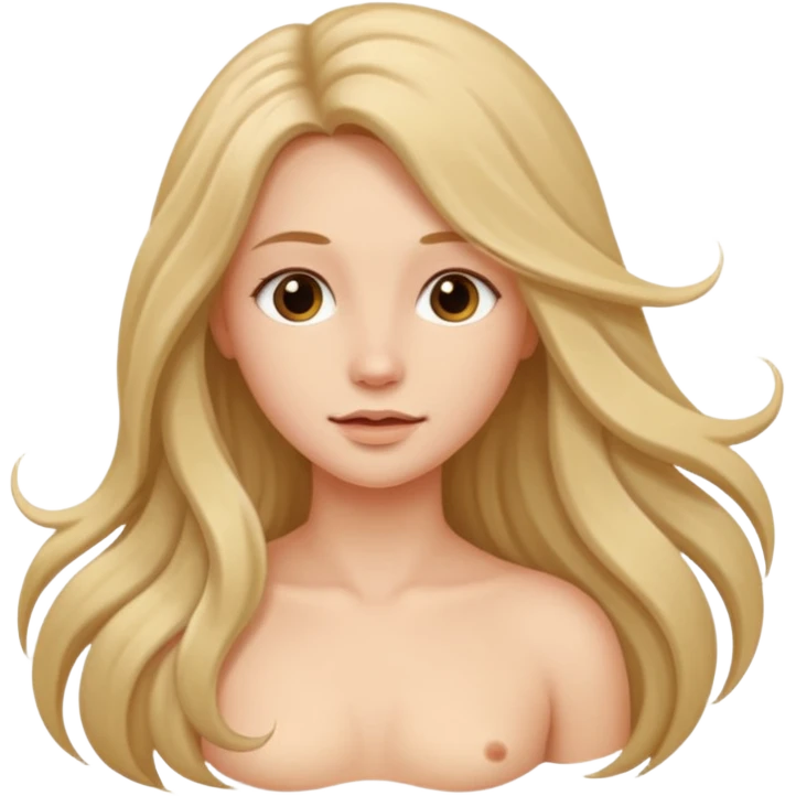 دختر لخت emoji