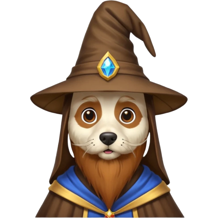 Dog wizard emoji
