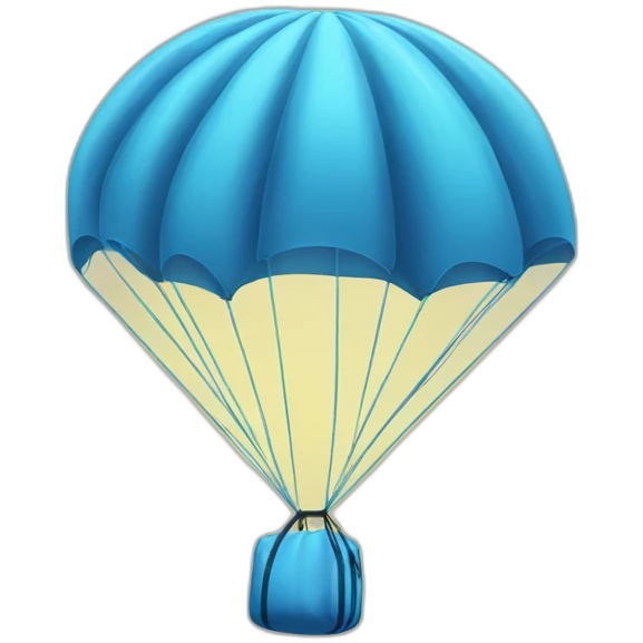 parachute emoji