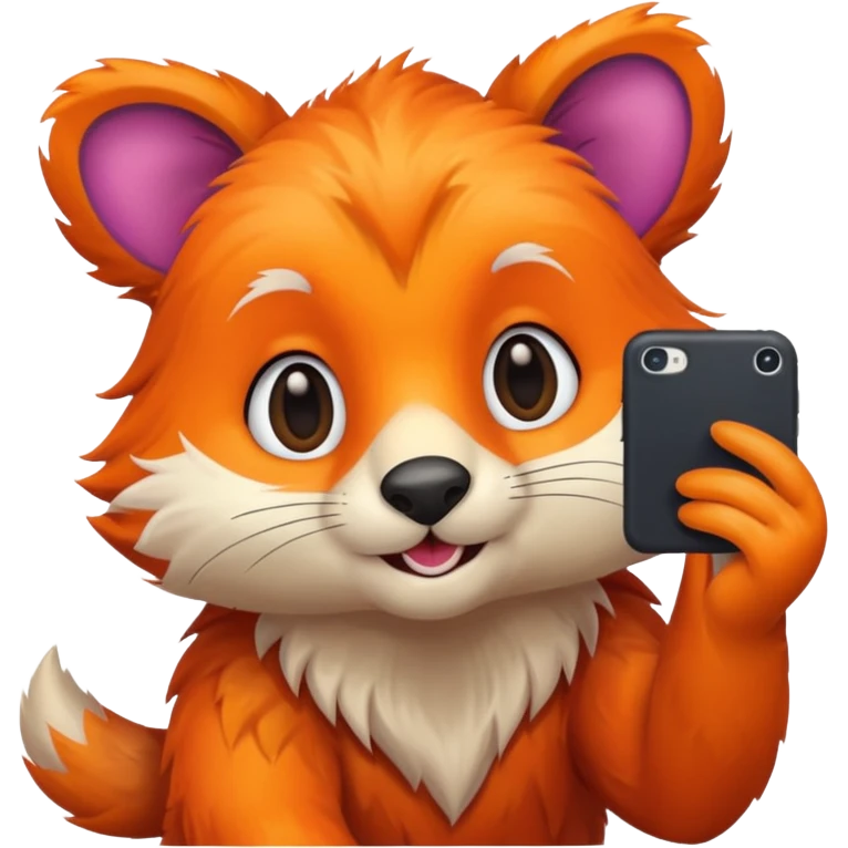 animal taking selfie emoji