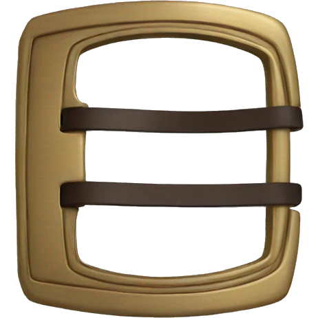 belt buckle strap emoji