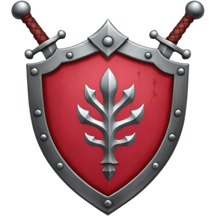 brasão sangrando medieval rosa de sangue vermelha emoji