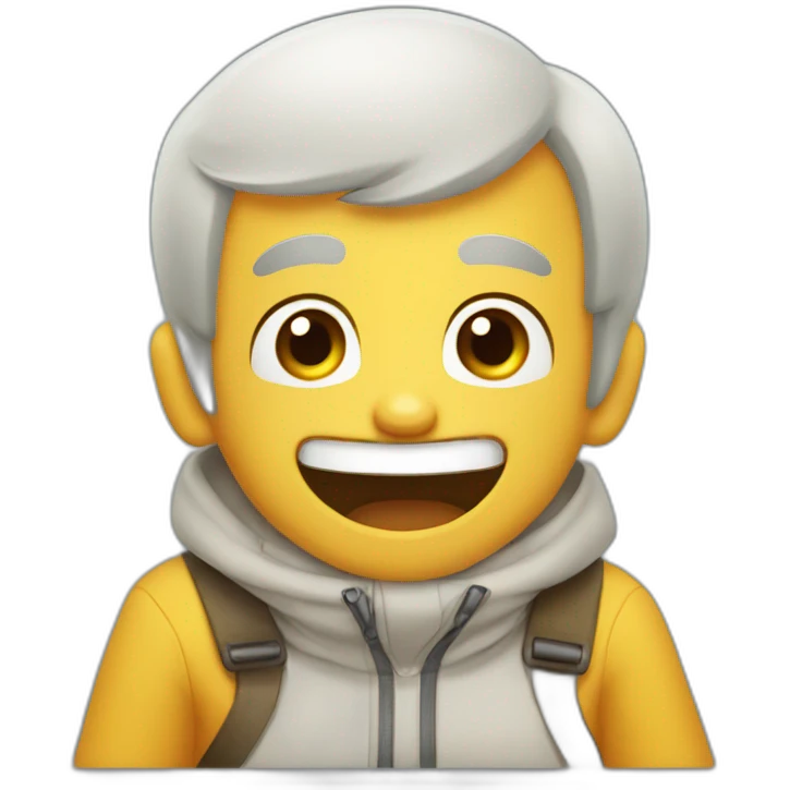 Monito riendo emoji