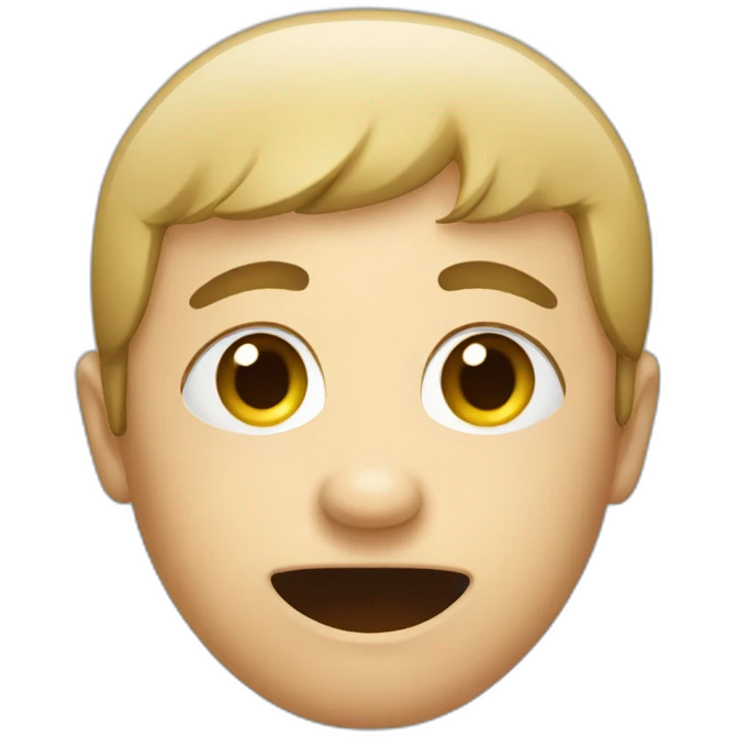 Butt face emoji