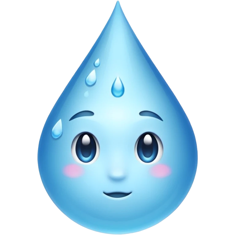 a drop of water emoji