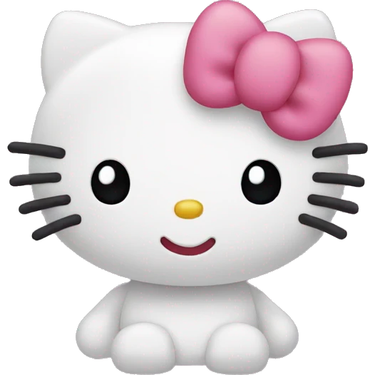 Hello kitty emoji emoji