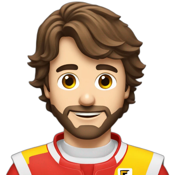Fernando alonso coche ferrari emoji
