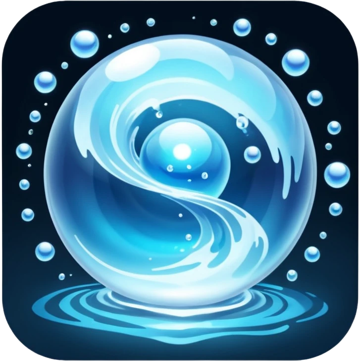 water magic ball emoji