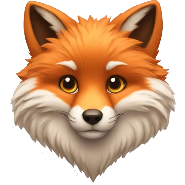fluffy fox emoji