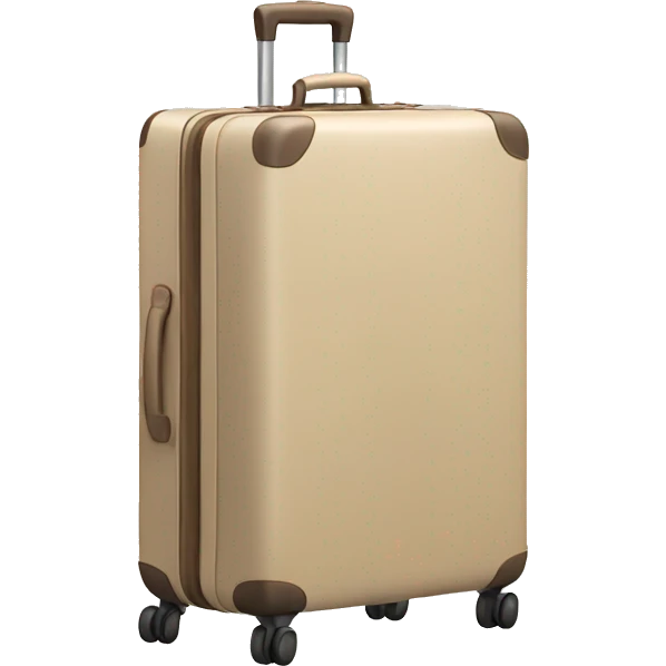 suitcase beige emoji