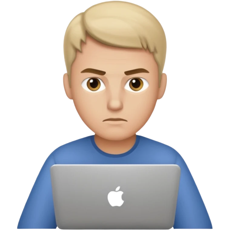 man have coding emoji