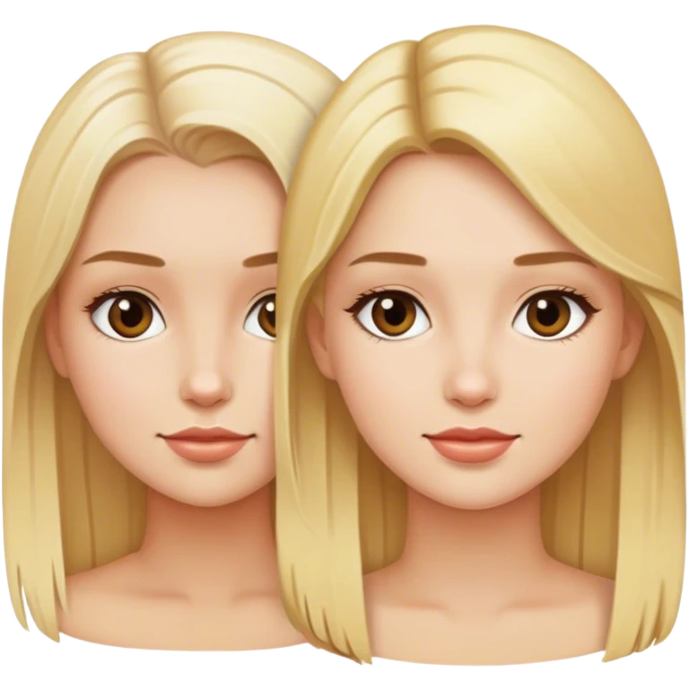2 Beautiful Girls with blond hair emoji