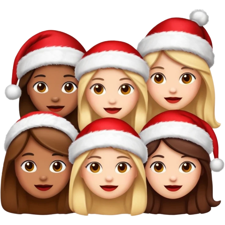 Create christmas emojis so that they will be cute and cool for gen z girls emoji