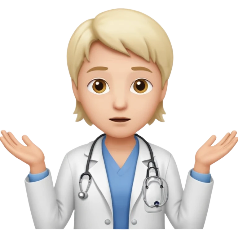shrugging doctor emoji