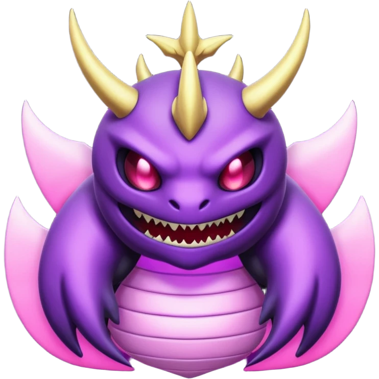 Pokemon legendary purple and pink Giratina emoji