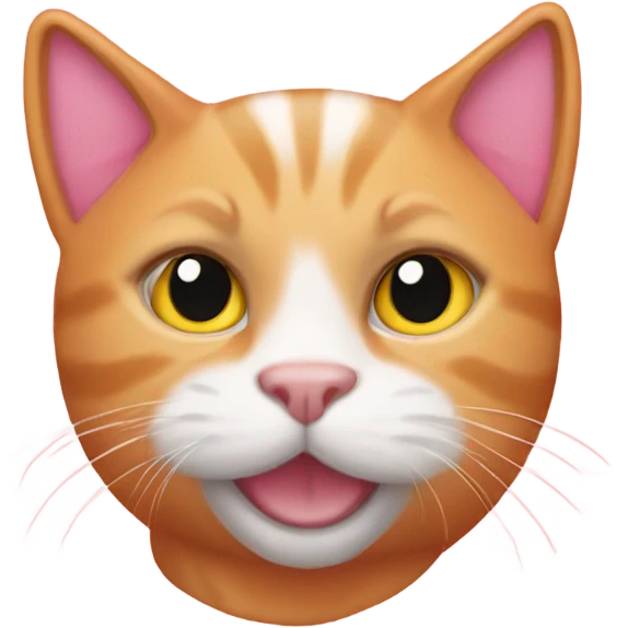 ginger cat in a pink onesie  emoji