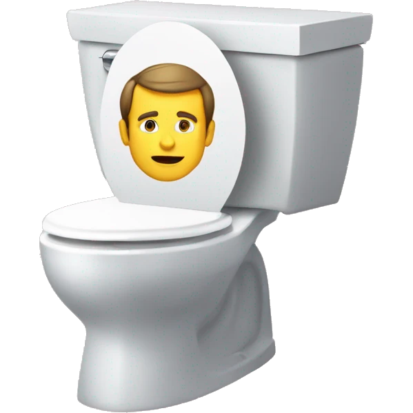 macron sur les toilette emoji