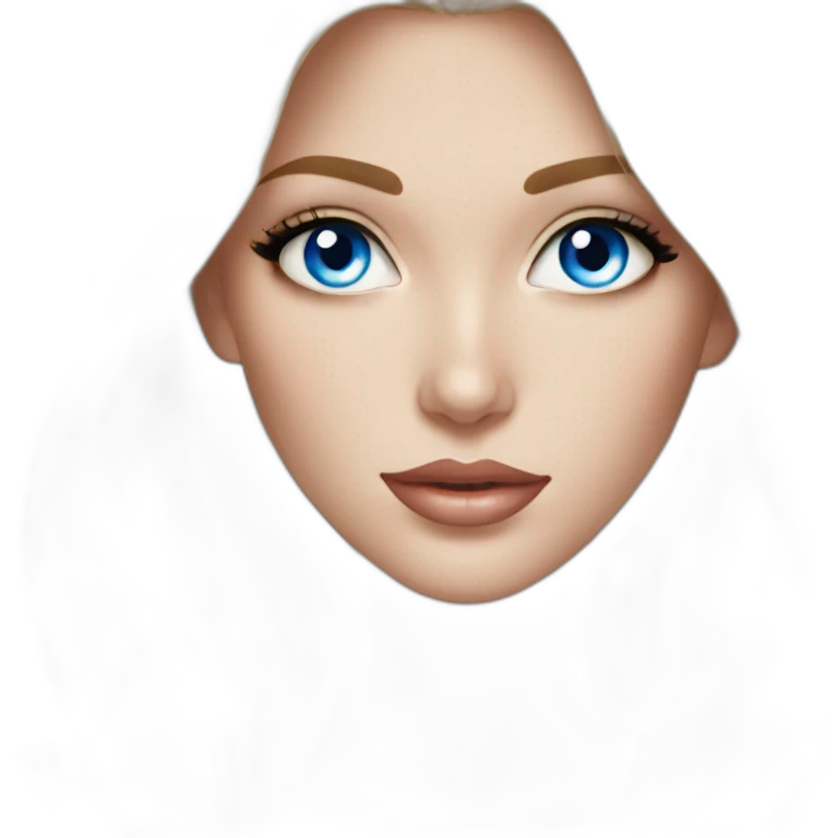 russian topmodel blue eyes emoji