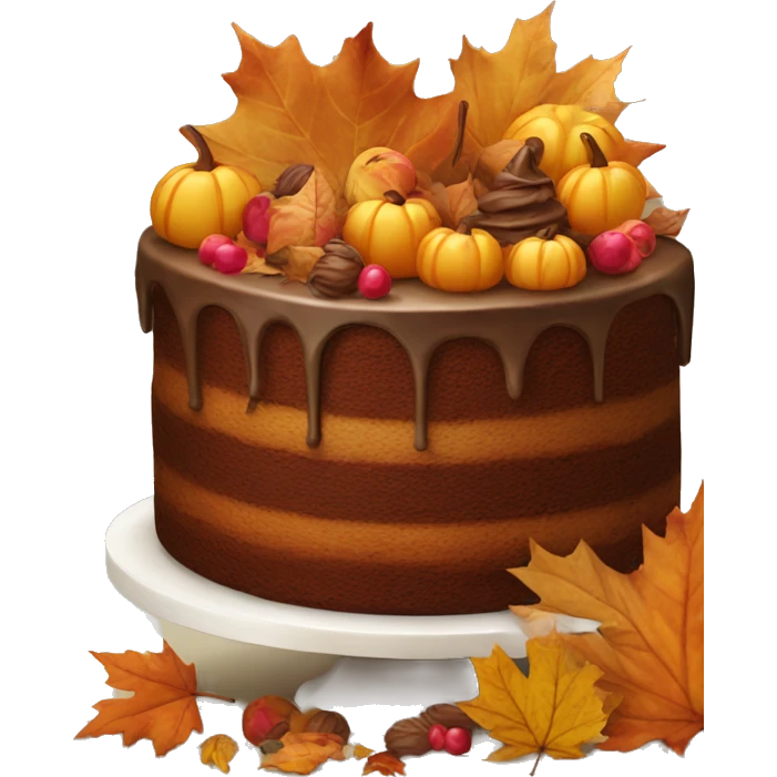 Autumn cakes  emoji