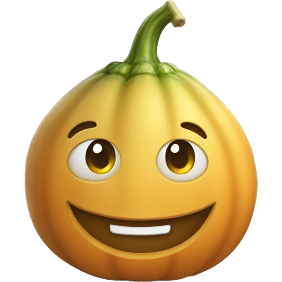 smiling gourd emoji
