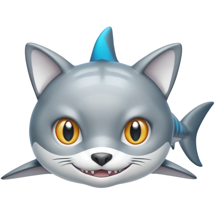 shark x cat emoji