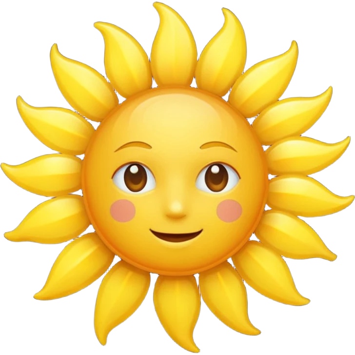 Sun emoji