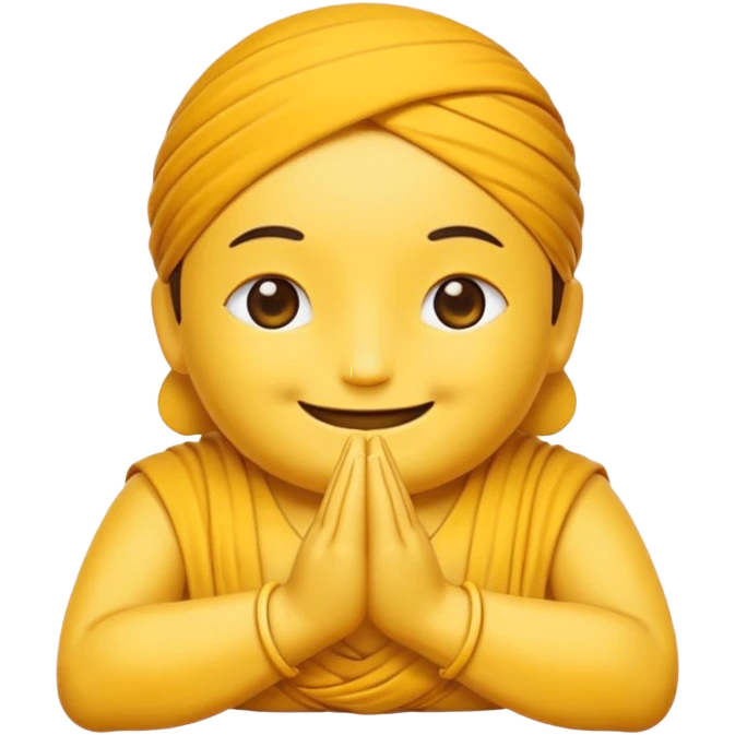 Namaste emoji sticker emoji