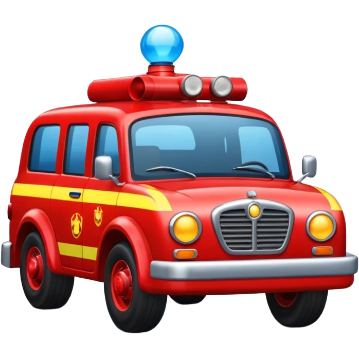 un emoji similar a este pero de una coche de bomberos emoji