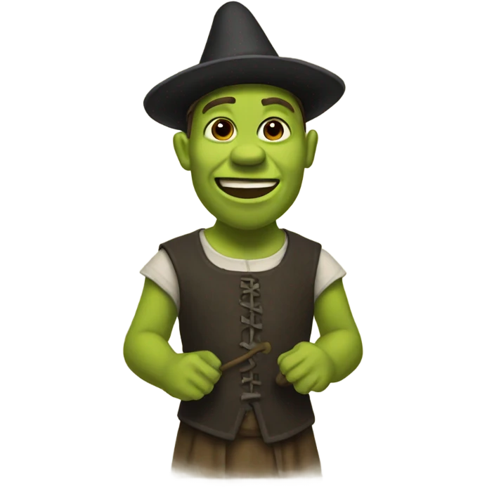 Pilgrim shrek emoji
