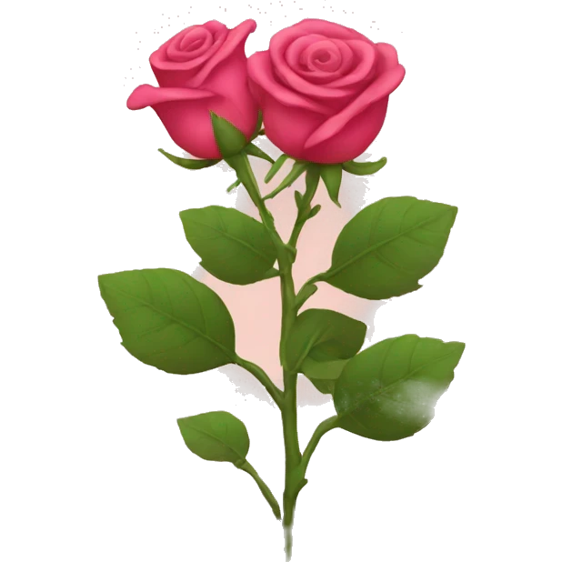 rose bush emoji