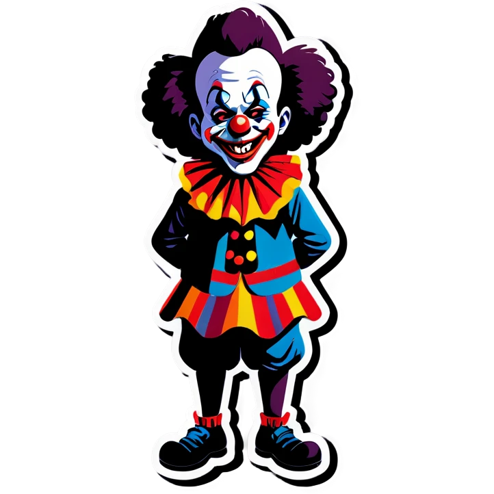 Black guy in clown costume  emoji