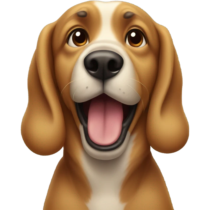 Dog saying I don’t know emoji