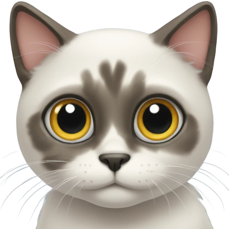 Cat with big eyes  emoji
