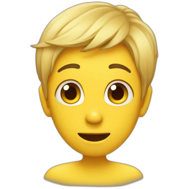 being embarrassed in yellow emoji emoji
