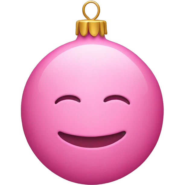 Pink ornament  emoji