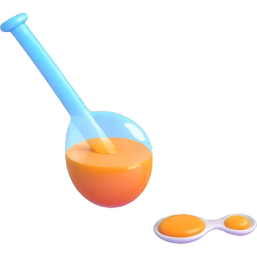 liquid medicine in a measuring spoon emoji