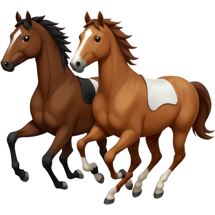 moins de chevaux emoji