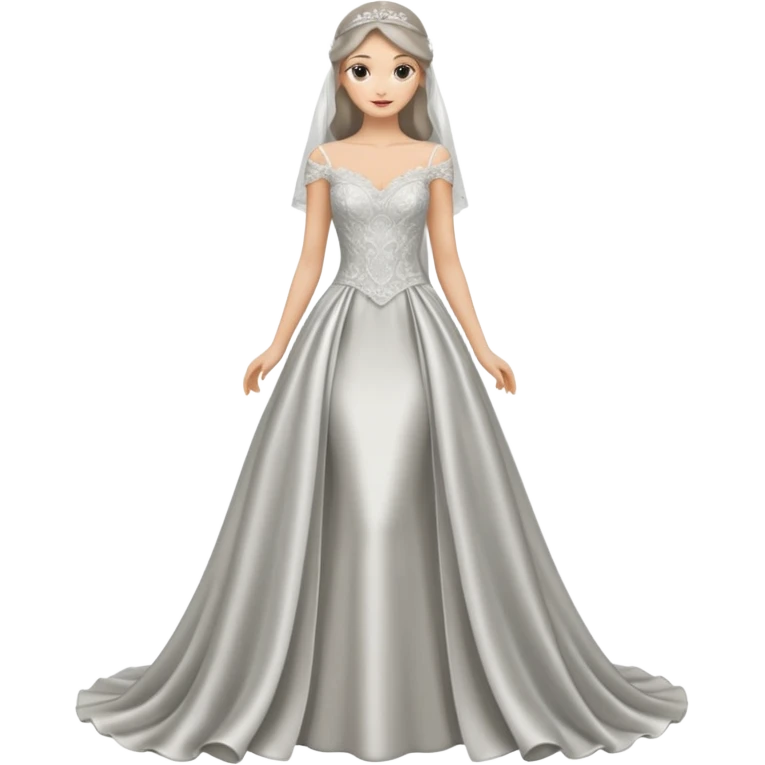silver bridal emoji