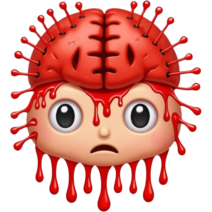 Cerebro explotado emoji