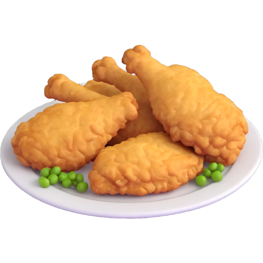 fried chicken meal emoji