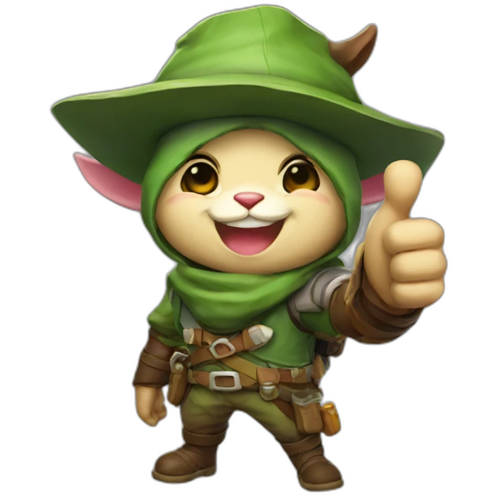 teemo thumbs up emote emoji
