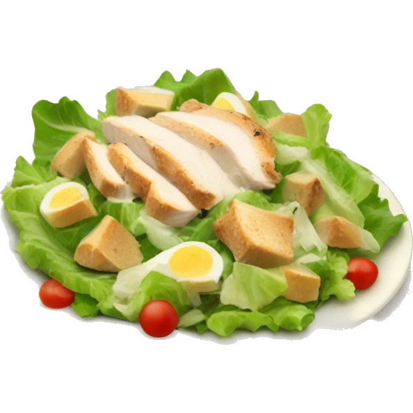 Chicken Caesar salad emoji