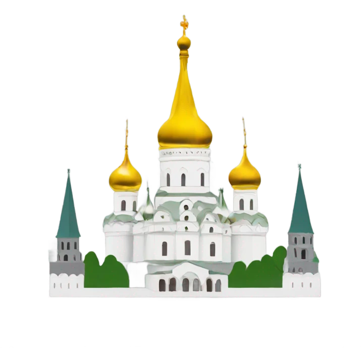 Kremlin , minimalist style  emoji