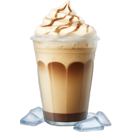 Iced latte  emoji