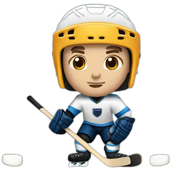 hockey player emoji