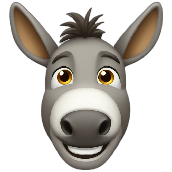 amazed-donkey emoji